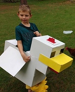 Minecraft Chicken Homemade Costume