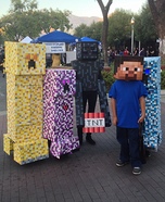 Minecraft Creepers and Enderman Homemade Costume