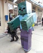 Minecraft Zombie Homemade Costume