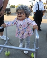 Mini Grandma Homemade Costume