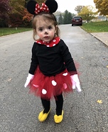 Minnie Mouse Homemade Costume