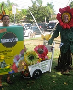 Miracle Grow & Flowers Homemade Costume