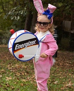 Miss Energizer Bunny Homemade Costume