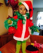 Miss Grinch Baby Homemade Costume