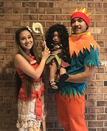 Moana and Crew Homemade Costume