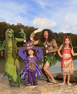 Moana Family Homemade Costume