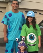 Monsters Inc Family Costume