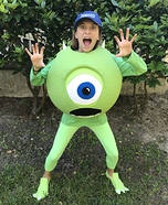 Monsters, Inc. Mike Wazowski Homemade Costume