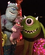 Monsters Inc. Family Homemade Costume