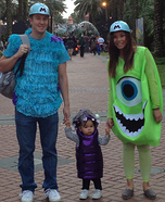 Monsters Inc Movie Family Costume