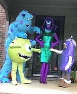 Monsters Inc. Family Homemade Costume