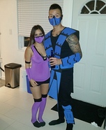 Mortal Kombat Mileena and Subzero Homemade Costume