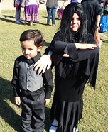 Morticia and Gomez Addams Costume for Kids