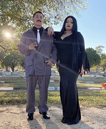 Morticia & Gomez Homemade Costume