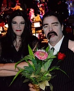 Morticia and Gomez Homemade Costume