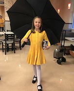Morton Salt Girl Homemade Costume