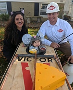 Mouse Trap Family Homemade Costume