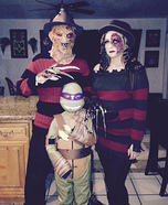 Mr and Mrs Freddy Krueger Homemade Costume