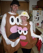 Mr. and Mrs. Potato Head Couple Costume