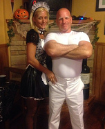 Mr. Clean and his Maid Homemade Costume