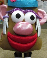 Mrs. Potato Head homemade costume