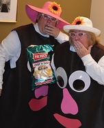 Mrs. and Mrs. Potato Head Homemade Costume