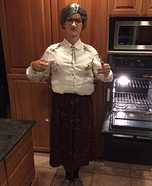 Mrs. Doubtfire Homemade Costume