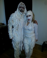 Mummy Love Couple Homemade Costume