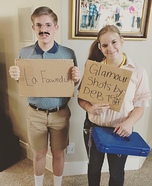 Napoleon Dynamite Deb and Kip Homemade Costume