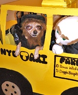 New York City Taxi Driver Dog Costume