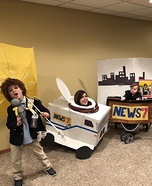 News Team Homemade Costume