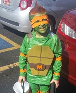 Ninja Turtle Michelangelo Homemade Costume