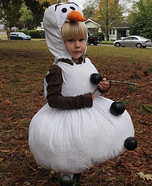 Olaf from Frozen Homemade Costume