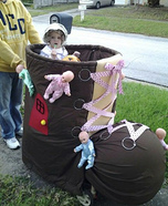 Old Lady who lived in a Shoe Homemade Costume