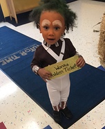 Oompa Loompa Toddler Homemade Costume