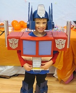 Optimus Prime Homemade Costume