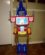 DIY Optimus Prime Costume for Boy
