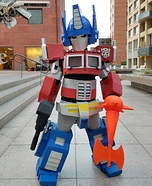 DIY Optimus Prime Costume