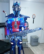 Homemade Optimus Prime Adult Costume