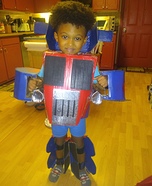 Optimus Prime Transformer Homemade Costume