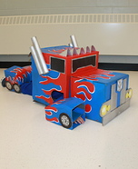 Optimus Prime Transformer Homemade Costume