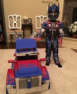 Optimus Prime Transforming Homemade Costume