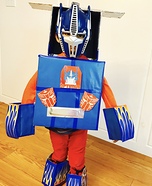 Optimus Prime Transforming Truck Homemade Costume