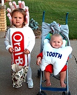 Toothbrush and Lost Baby-Tooth Costume