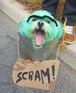 Oscar the Grouch Dog Costume