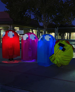 Pac-Man and Ghosts Homemade Costume