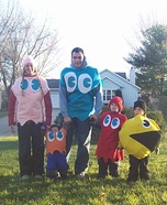 Pac Man and Ghosts Costume