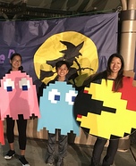 PacMan Family Homemade Costume