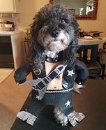 Paul Stanley from KISS Dog Costume