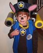 Paw Patrol Chase Homemade Costume